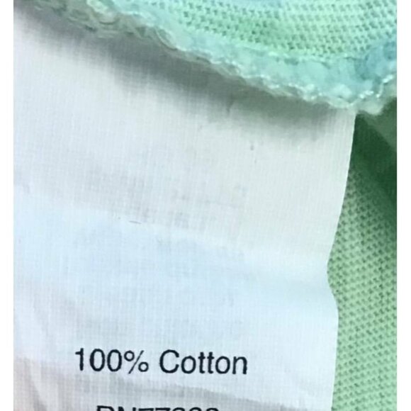 J CREW Top Small Green Tee Shirt Scoop Ruffle New - Picture 6 of 6